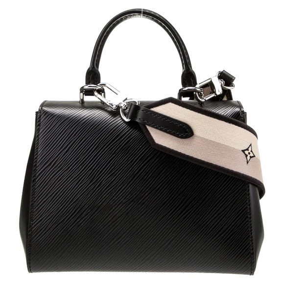 LOUIS VUITTON Cluny Mini Epi Leather Handbag Black $2900 Retail - Picture 9 of 17
